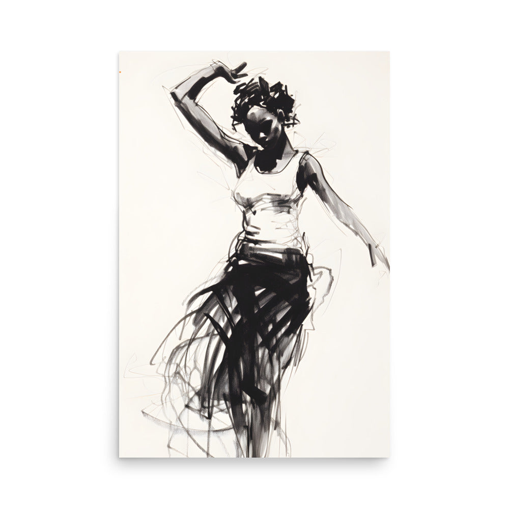 Silhouette of Passion Print